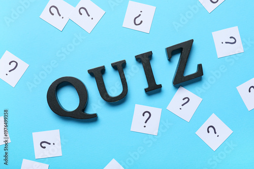 Word QUIZ with many questio...