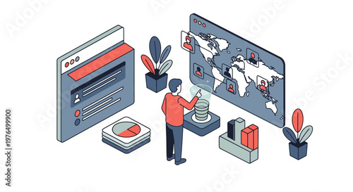 Isometric Global Recruitment and International Hiring Process