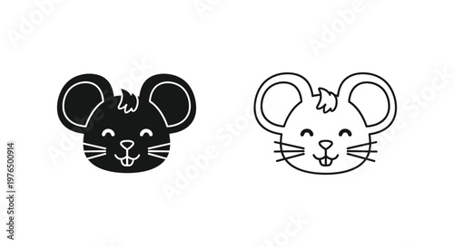 Cute Cartoon Mice Designs for Kids and Art Lovers Vector