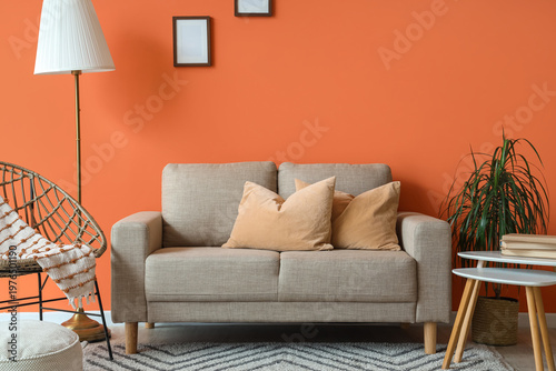 Interior of stylish living ...