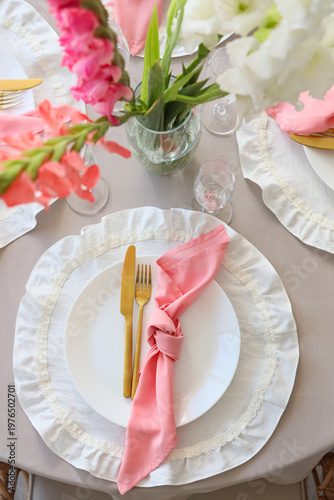 Elegant table setting with ...