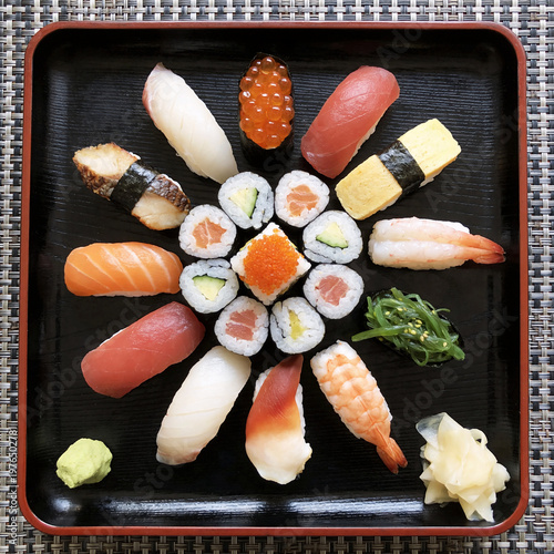 Sushi Platter Arrangement