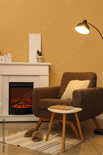 Interior of living room wit...