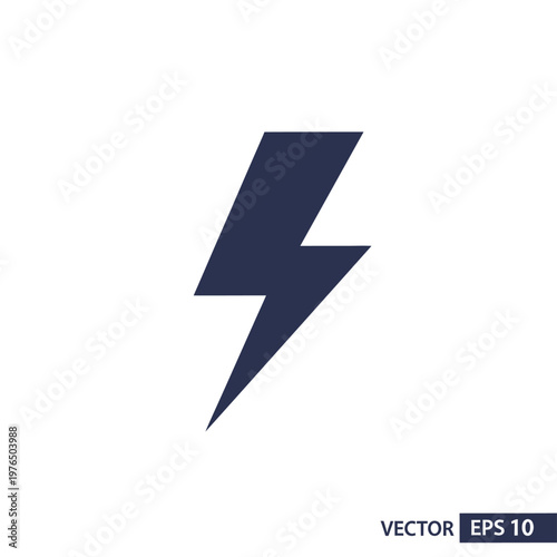 Free Download Lightning bolt symbol represents energy and power. - GFXLoad