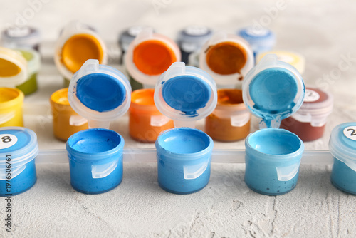 Paints for painting by numb...