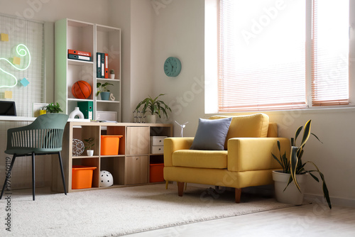 Interior of teenager's room...