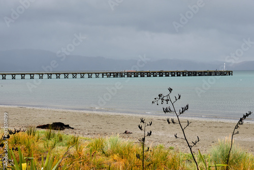 Petone Wharf is a 117-year-old timber wharf, a valued heritage structure and landmark in Lower Hutt - Wellington, New Zealand
