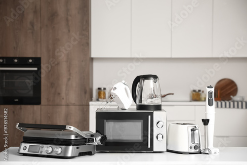 Different modern household ...