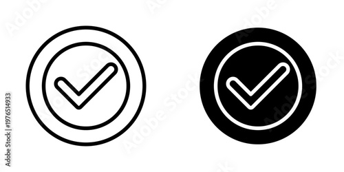 Verification icon, element icon for design branding, print, and digital media