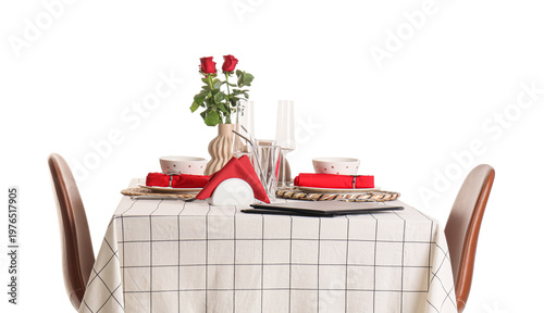 Served restaurant table wit...