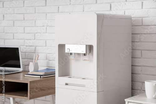 Modern water cooler in ligh...