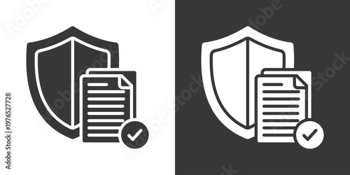 Border Control Icon Set Vector Collection Isolated In Black And White