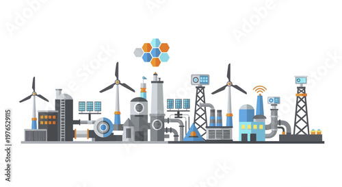 Modern Industrial Energy Production and Technology Landscape.