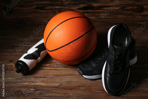 Black trainers, basketball ...