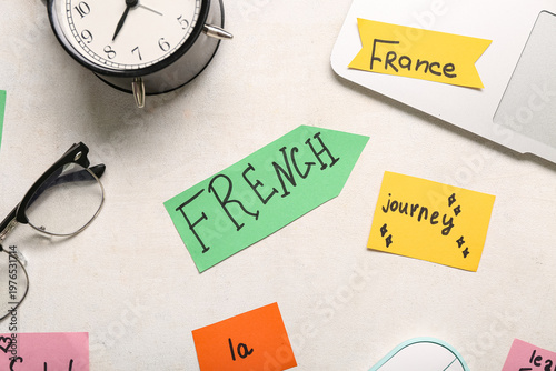 Composition with French wor...