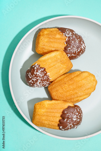 Plate of delicious madelein...