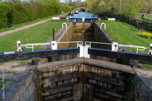 Seend bottom lock on the Kennet and Avon canal