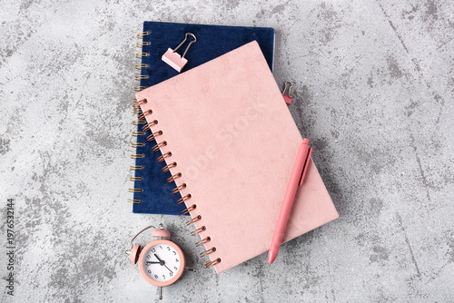 Alarm clock and stationery ...