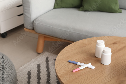 Pregnancy tests with pill b...