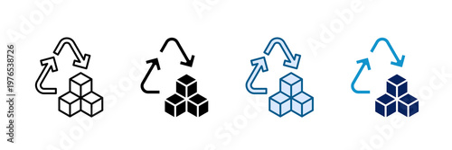 Reuse Material Icon Set Multiple Style Collection