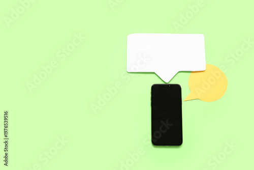Mobile phone with blank scr...
