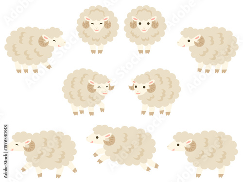 羊のイラストセット