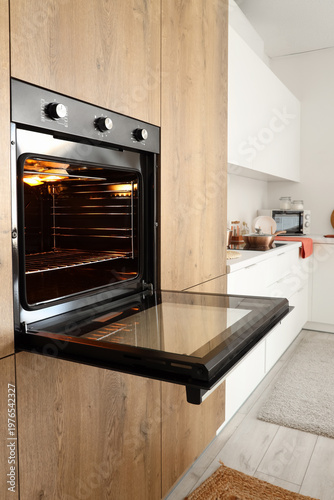 Wooden furniture with built...