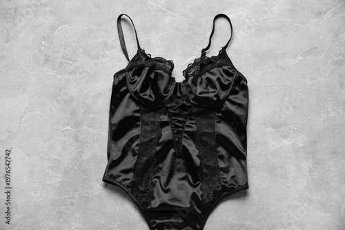 Black female underwear on g...
