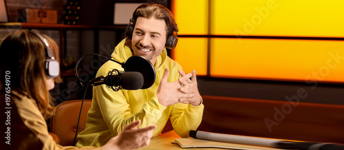 Couple of radio presenters ...