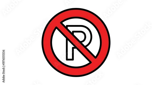 No Parking Sign Symbol. Free Download No Parking Sign Symbol. - GFXLoad