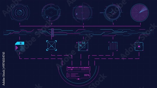 Animated display with high-precision system of complex data processing
