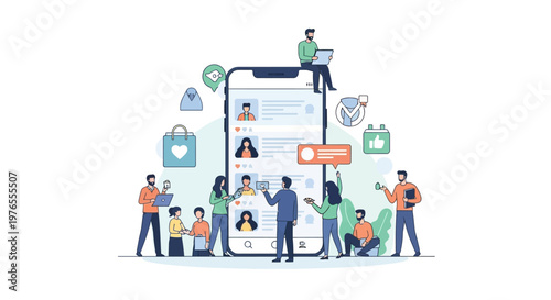 People Using Mobile Phone.