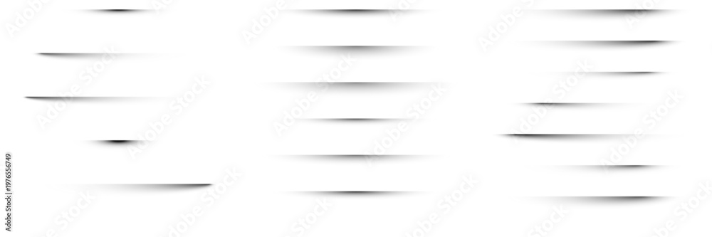 Obraz premium Realistic Paper Shadow Effects for Minimalist Web Design and UI Elements