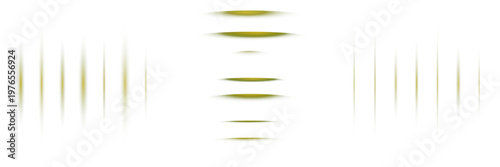 Abstract Quantum Computing Data Visualization with Golden Frequency Lines on White Background