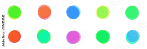 Abstract colorful sensory dots for neurodiversity awareness and ADHD focus educational design elements