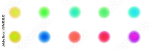 Colorful blurred sensory light dots for neurodivergent focus therapy, abstract mood tracking UI