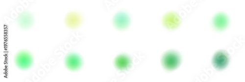 Abstract Green Bokeh Dots for Biohacking and Circadian Rhythm Health Visuals