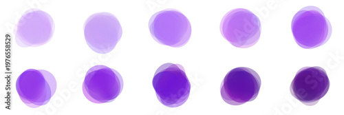 Abstract Purple Organic Shapes for Neurodiversity Awareness and ADHD Focus Visualization Graphics