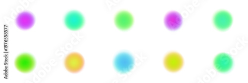 Abstract blurred colorful bokeh dots for sensory room visual stimulation and neurodiversity design