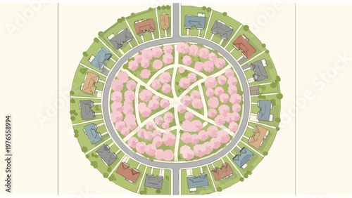 Modern Housing Development Plan | Eco-Friendly Neighborhood Design | Residential Community Layout