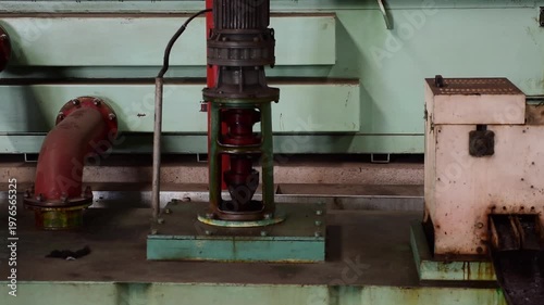 Steel Coil Workshop Actual Shot: Industrial Scene of Crane & Machinery Operation