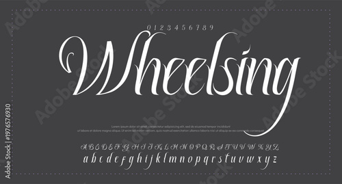 letter design with signature font style