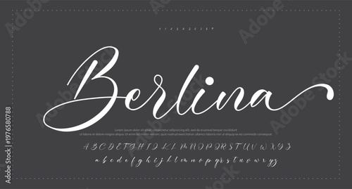  Script Brush Font Type Font lettering handwritten  