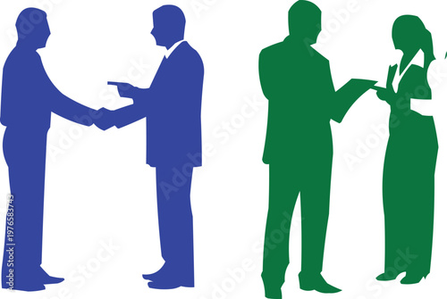 business people shaking hands