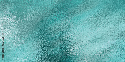 Abstract teal and turquoise background with a frosted, grainy texture, creating a shimmering and slightly rippled effect across the surface.