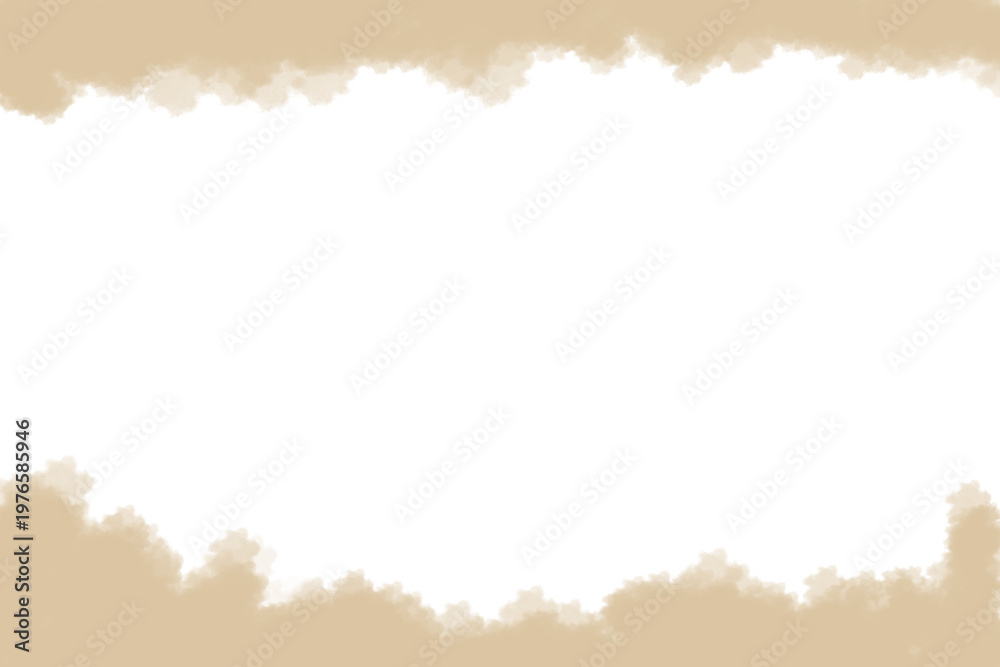 Obraz premium Contemporary Neutral Brush Stroke Border Frame
