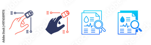 Oxygen Saturation Icon Pack In Multiple Styles