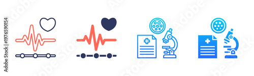 Vital Tracking Icon Pack In Multiple Styles