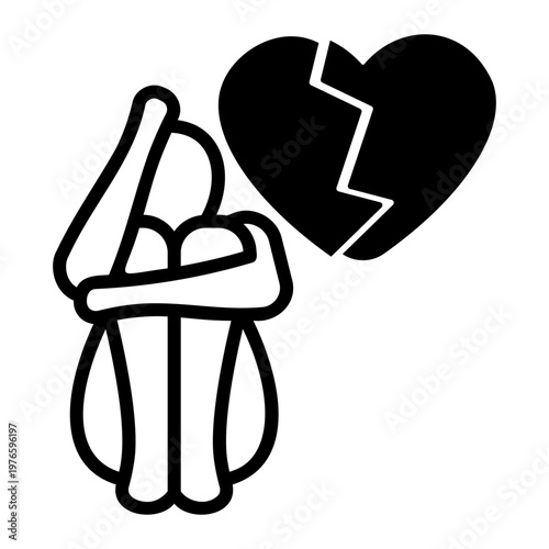 relationship Line Icon