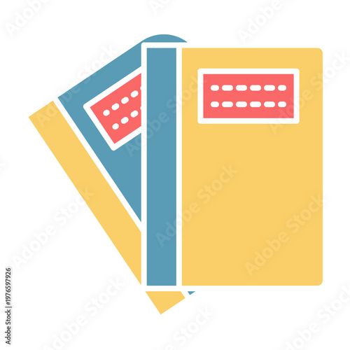 Colorful Education Icons Collection, Back to School Vector Illustration Set